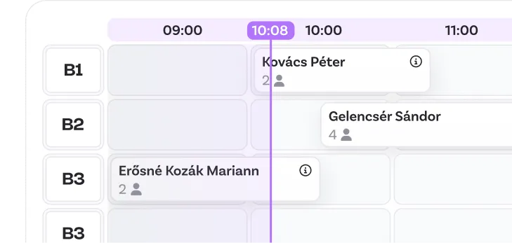 Egyszerűen kezelhető idővonal