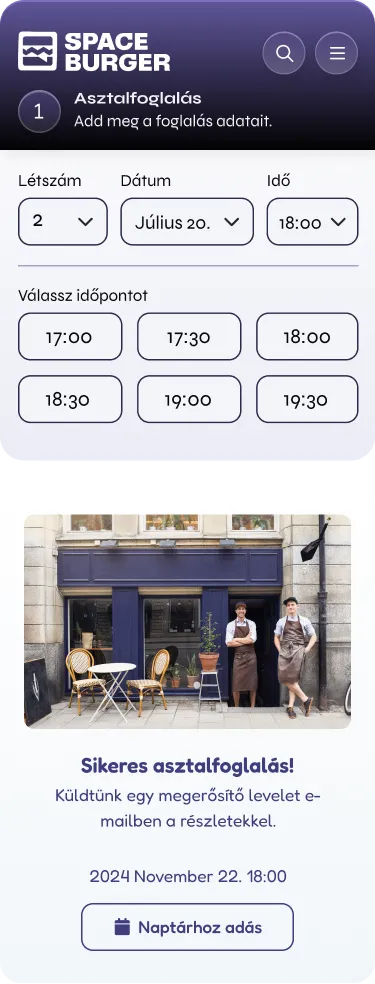 Bárium Asztalfoglalás
