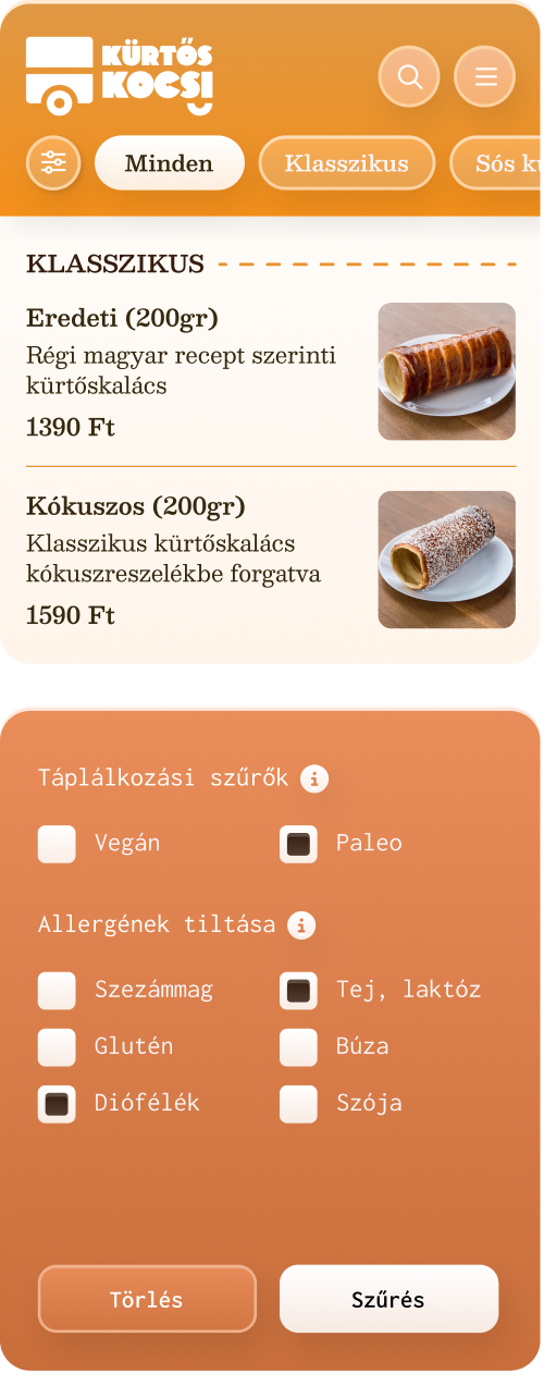 qr étlap vegán
